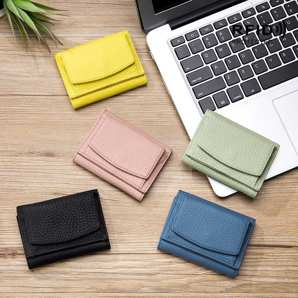 Leather Japanese Mini Short Women Wallet - melvincucci