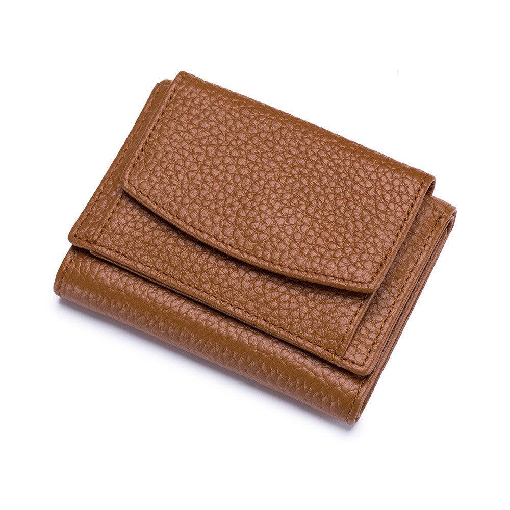 Leather Japanese Mini Short Women Wallet - melvincucci