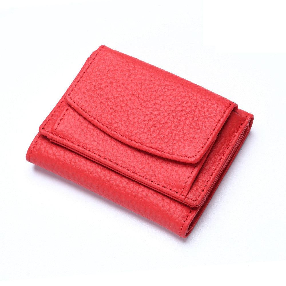 Leather Japanese Mini Short Women Wallet - melvincucci