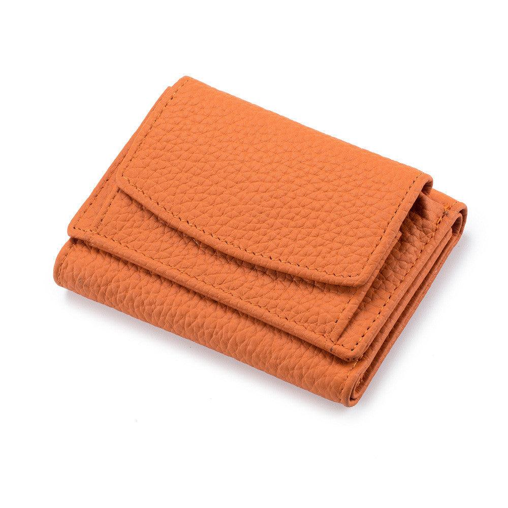 Leather Japanese Mini Short Women Wallet - melvincucci