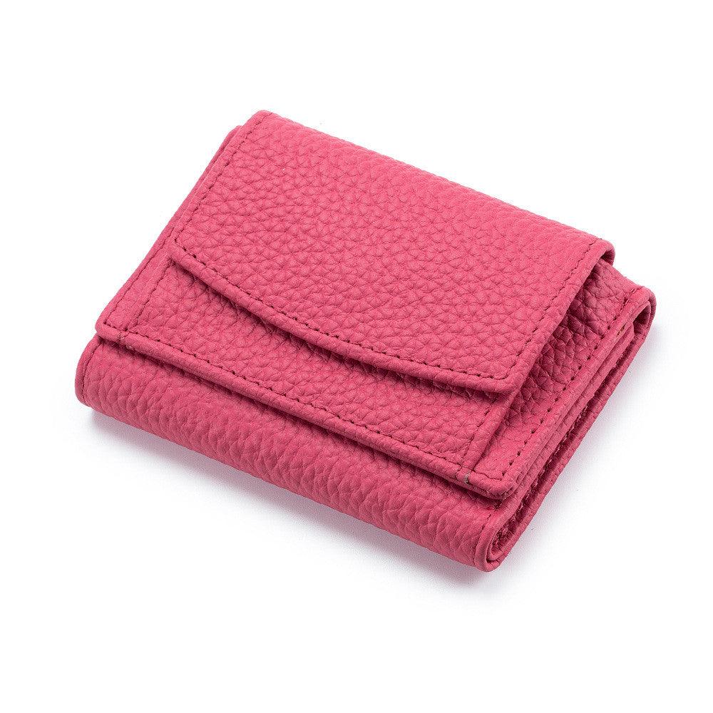 Leather Japanese Mini Short Women Wallet - melvincucci