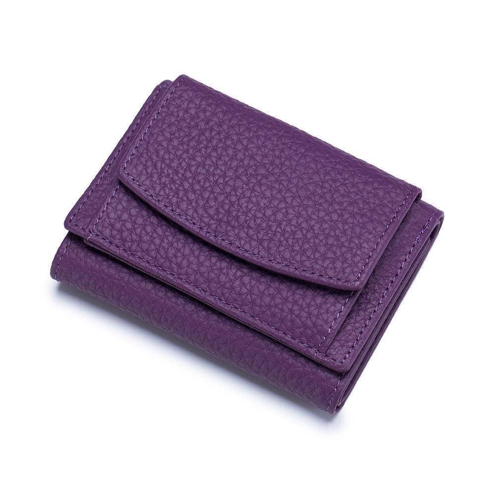 Leather Japanese Mini Short Women Wallet - melvincucci