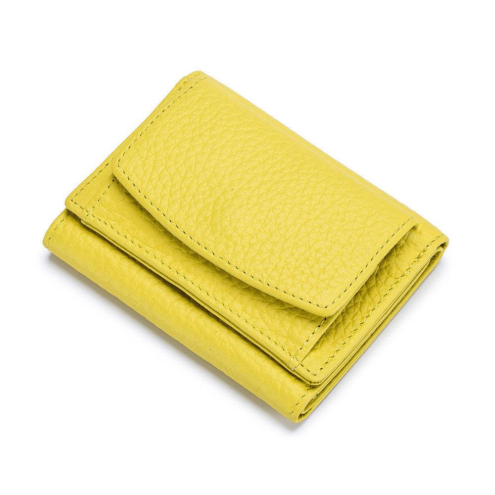 Leather Japanese Mini Short Women Wallet - melvincucci