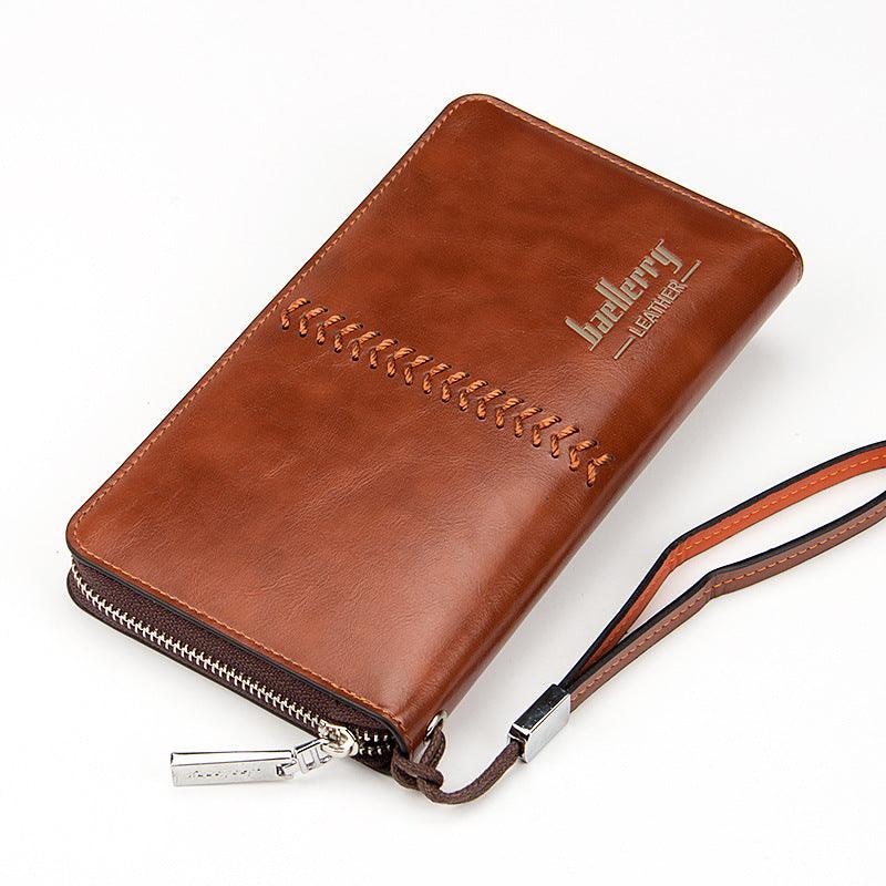 Leather Men's Clutch Bag Multifunctional Wallet Men - melvincucci
