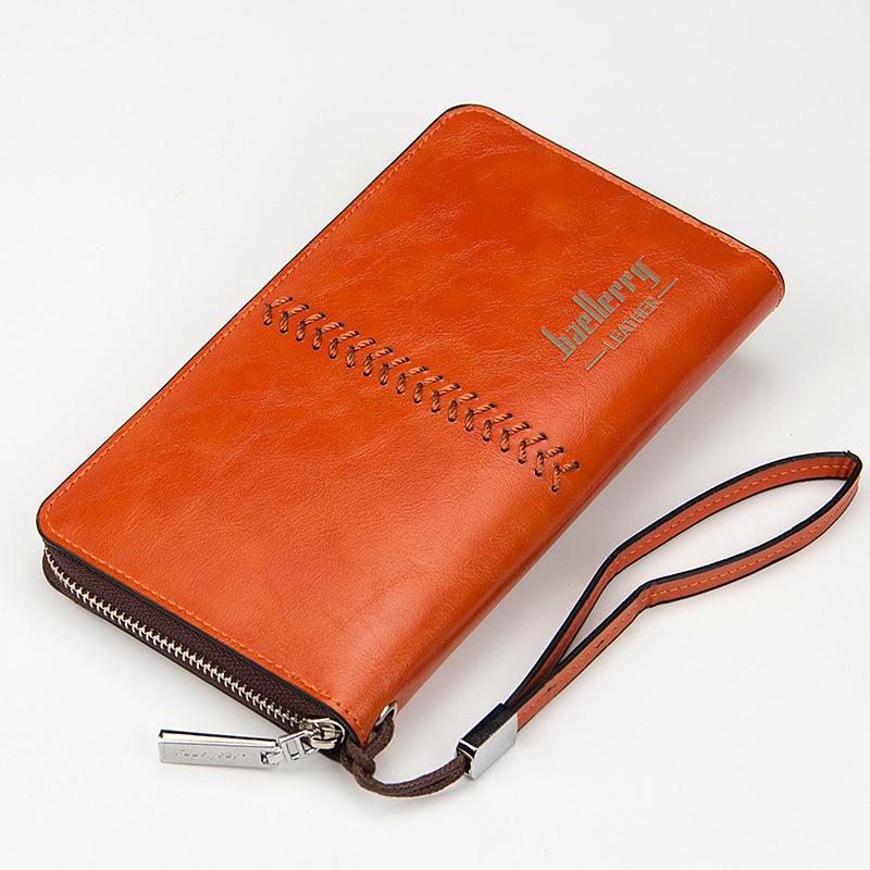 Leather Men's Clutch Bag Multifunctional Wallet Men - melvincucci