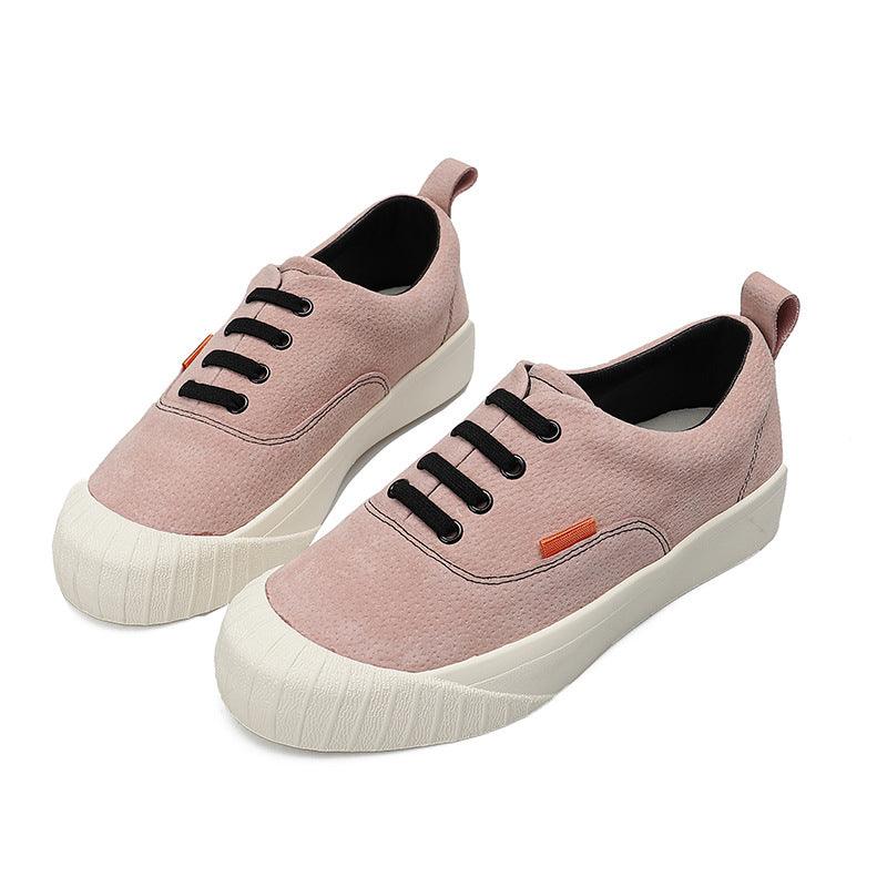 Leather Shoe Non-Slip Small White Shoe Lady - melvincucci