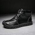 Leather shoes leather men casual shoes - melvincucci