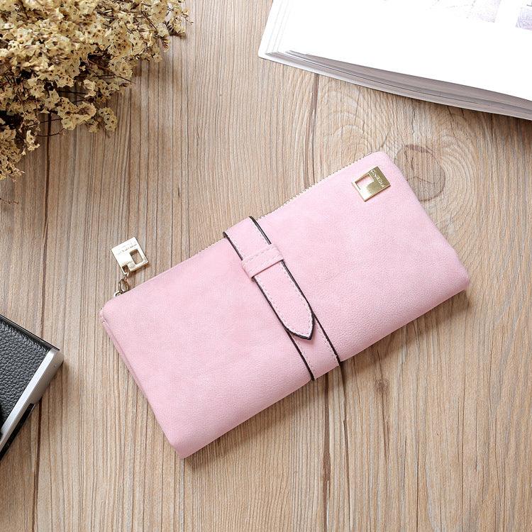 Leather Zipper Long Women Wallet - melvincucci