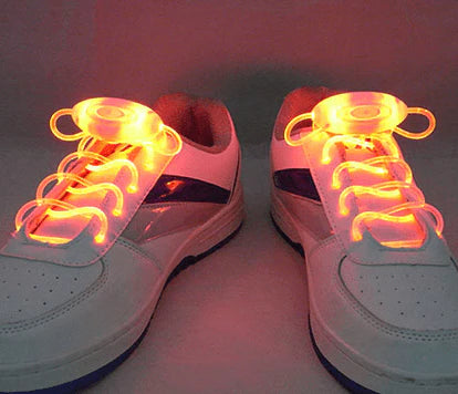 Led Sport Shoe Laces Glow Shoe Strings Round Flash Light Shoelaces - melvincucci