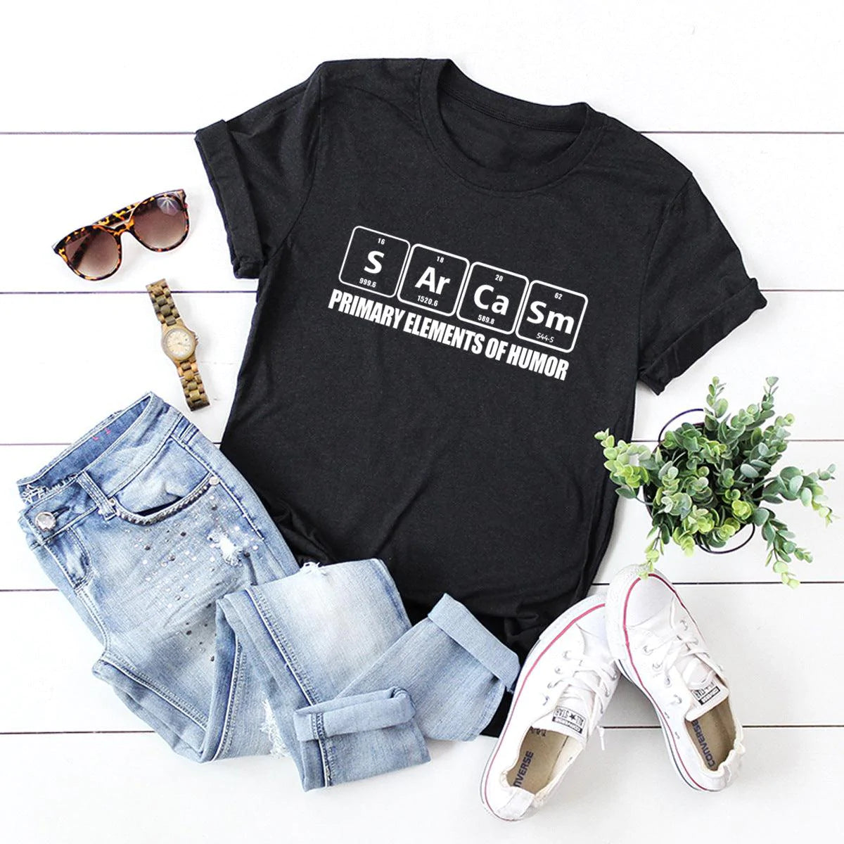 Letter cartoon short sleeve women T-shirt - melvincucci
