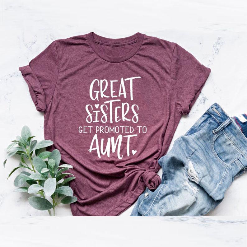 Letter Print Crew Neck Women T Shirt - melvincucci