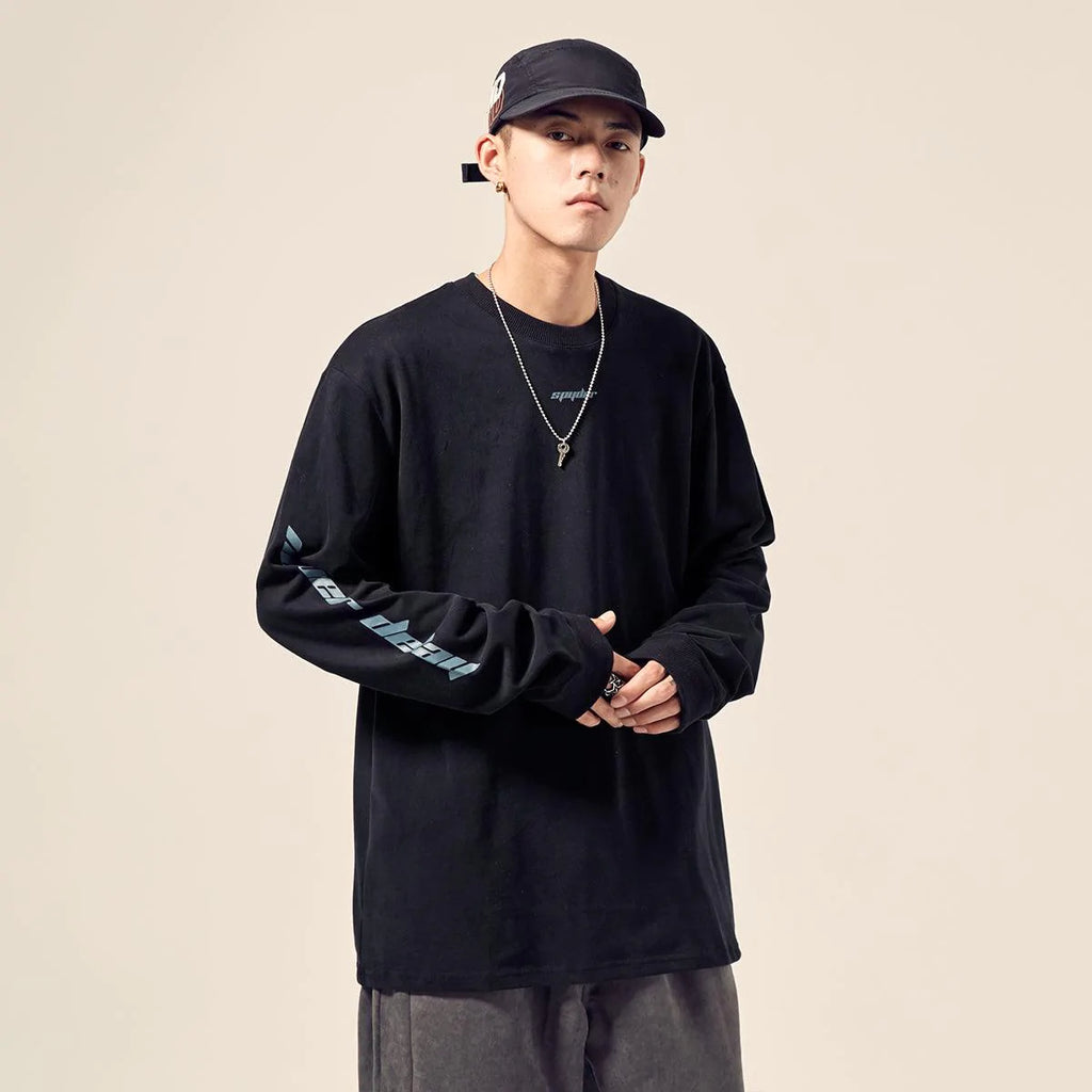 Letter print long sleeve - melvincucci