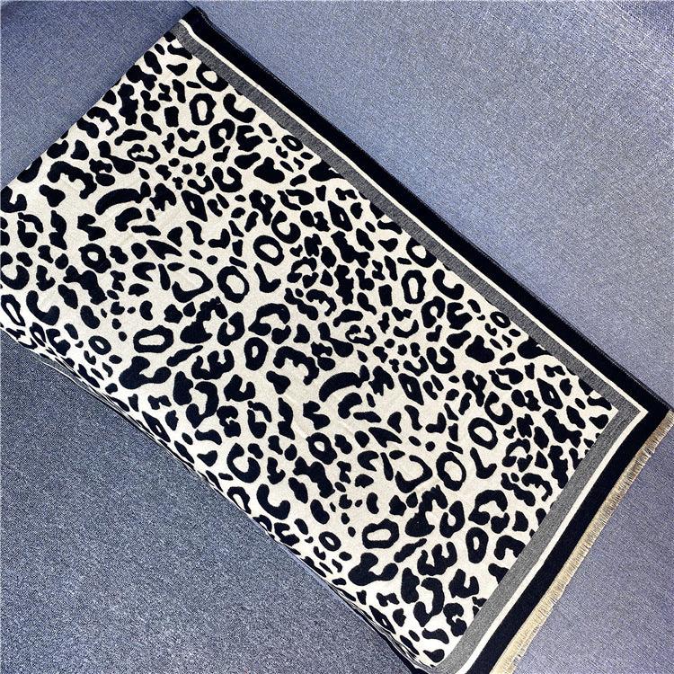 Long Fringed Scarf Women Winter Imitation Cashmere - melvincucci