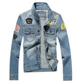 Long sleeve denim jacket for men - melvincucci