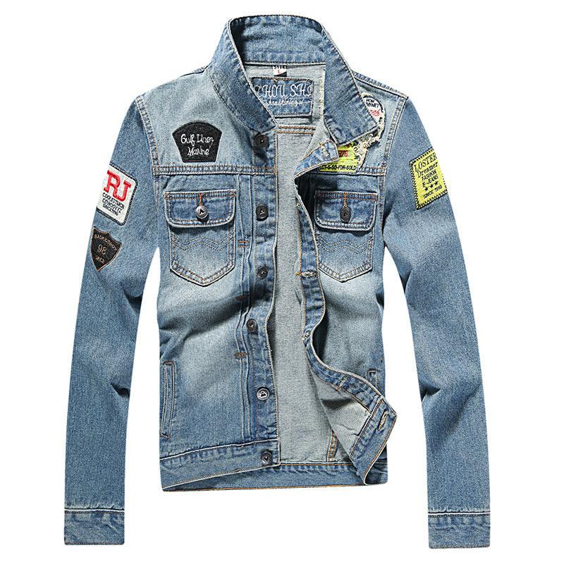 Long sleeve denim jacket for men - melvincucci