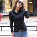 Long sleeve women's shirt bottoming shirt - melvincucci
