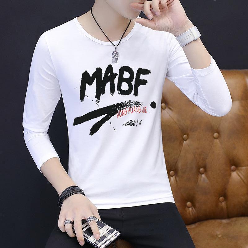 Long-sleeved Bottoming Autumn Clothes Korean Shirt T-shirt Men - melvincucci