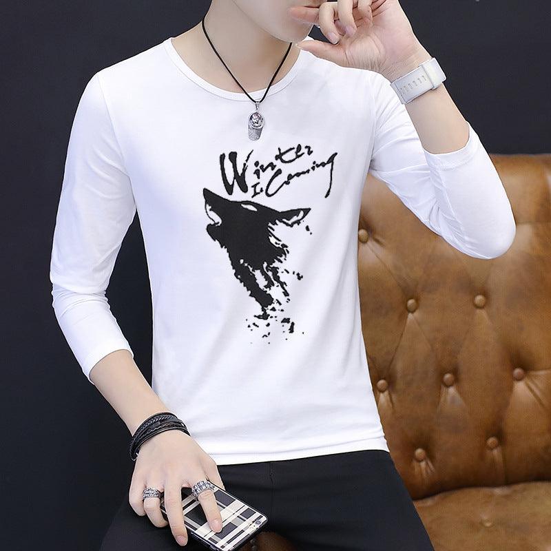 Long-sleeved Bottoming Autumn Clothes Korean Shirt T-shirt Men - melvincucci