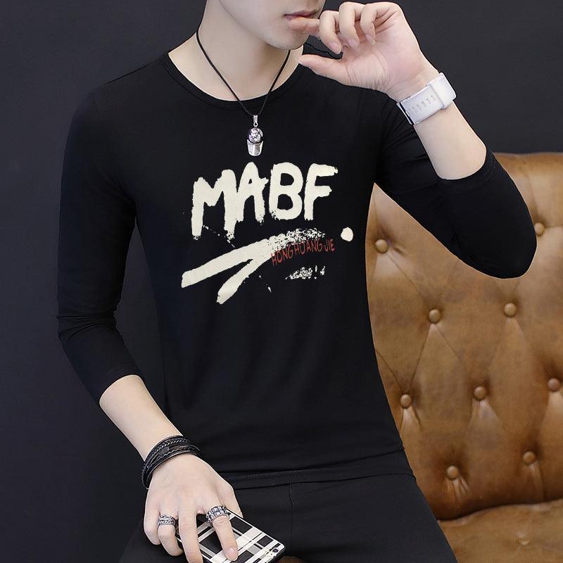 Long-sleeved Bottoming Autumn Clothes Korean Shirt T-shirt Men - melvincucci