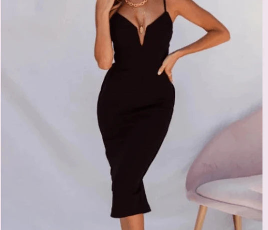 Long split sexy dress - melvincucci