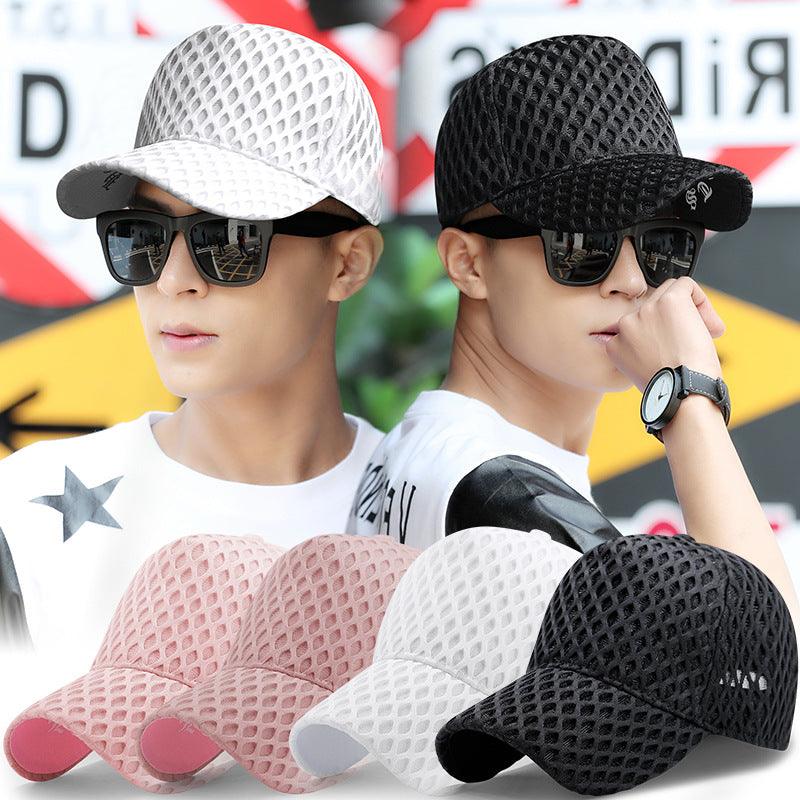 Long Tongue Hat Men Summer Hollow Mesh - melvincucci