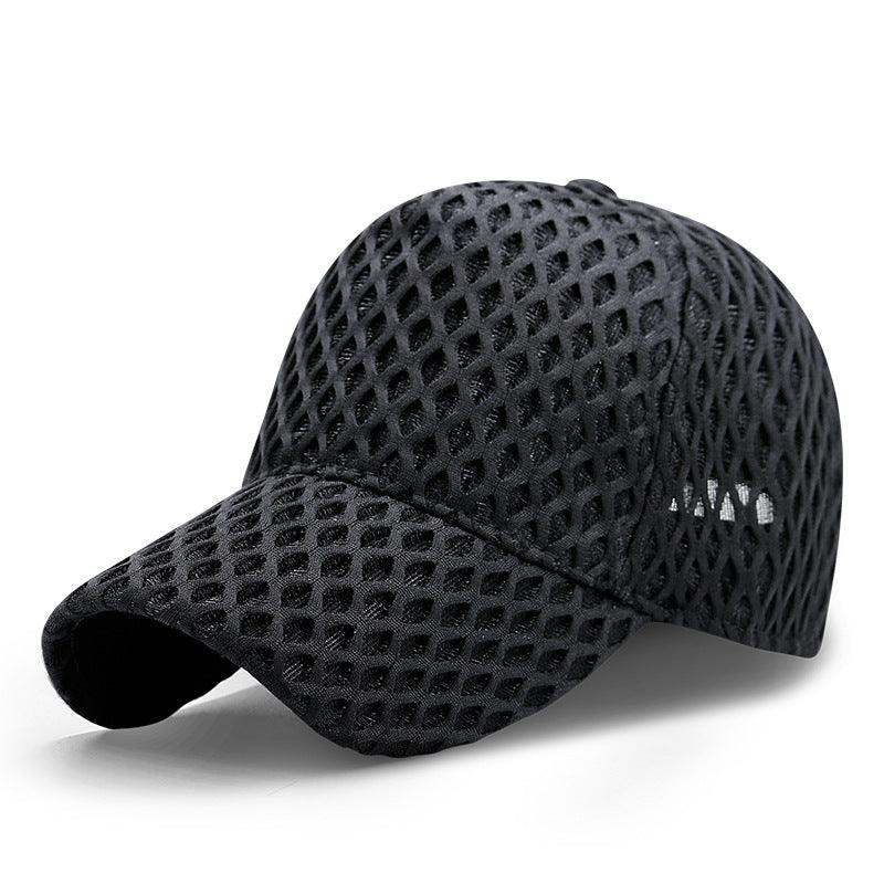 Long Tongue Hat Men Summer Hollow Mesh - melvincucci