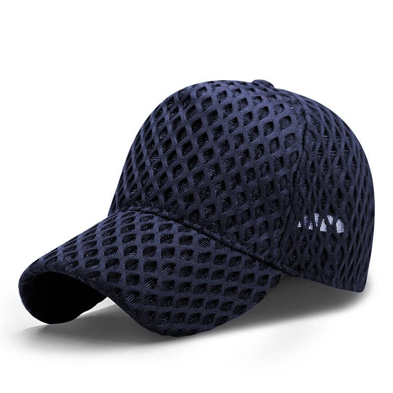 Long Tongue Hat Men Summer Hollow Mesh - melvincucci