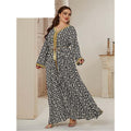 Longue Printers Femmes Days Robes Grande Grand Dress - melvincucci