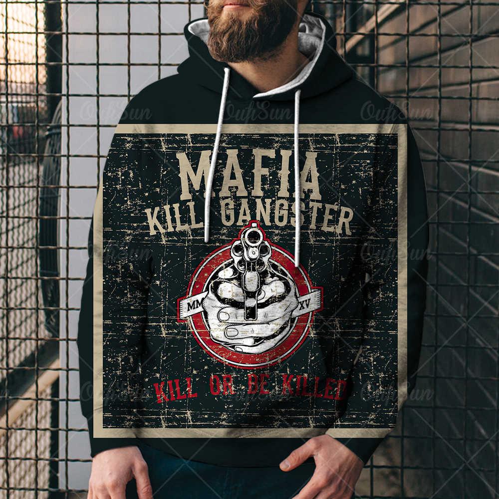 Loose Hooded Sweatshirt 3D Printed Hooded Sweatshirt - melvincucci