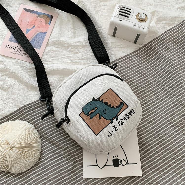 Love Cartoon Canvas Shoulder Bag Men And Women - melvincucci