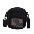 Love Cartoon Canvas Shoulder Bag Men And Women - melvincucci