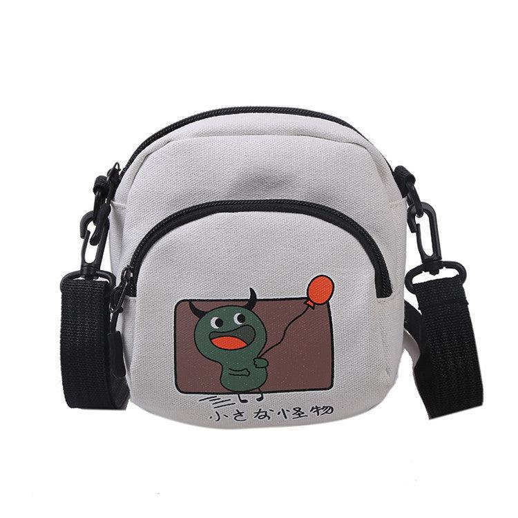 Love Cartoon Canvas Shoulder Bag Men And Women - melvincucci