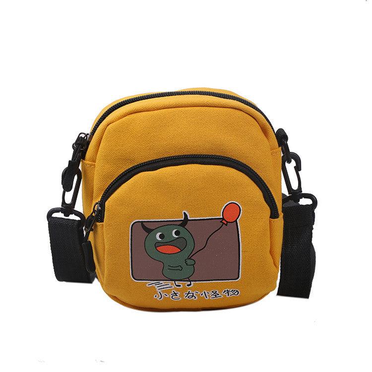 Love Cartoon Canvas Shoulder Bag Men And Women - melvincucci