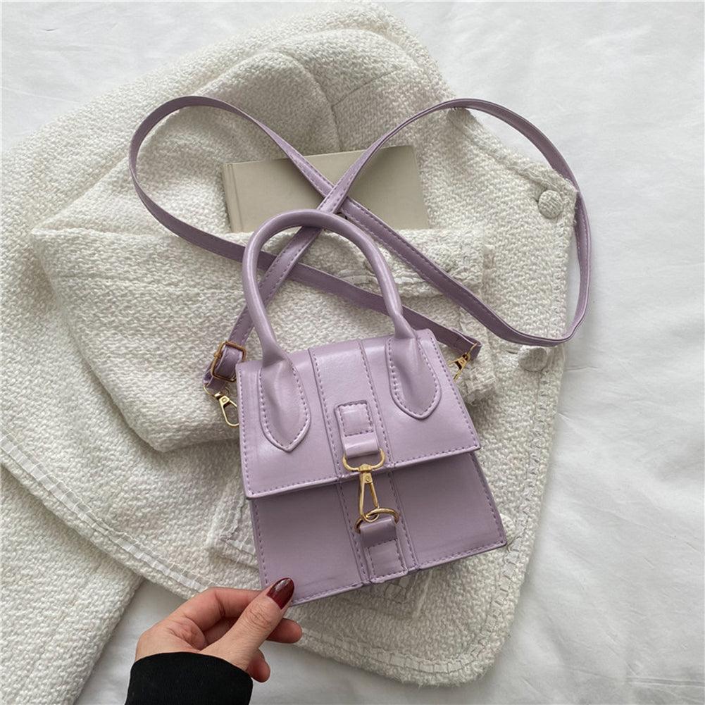 Luxury Handle Mini Bags Handbags For Women 2022 Designer Small Shoulder Bags Female Simple Texture Leisure Single Crossbody Bags - melvincucci