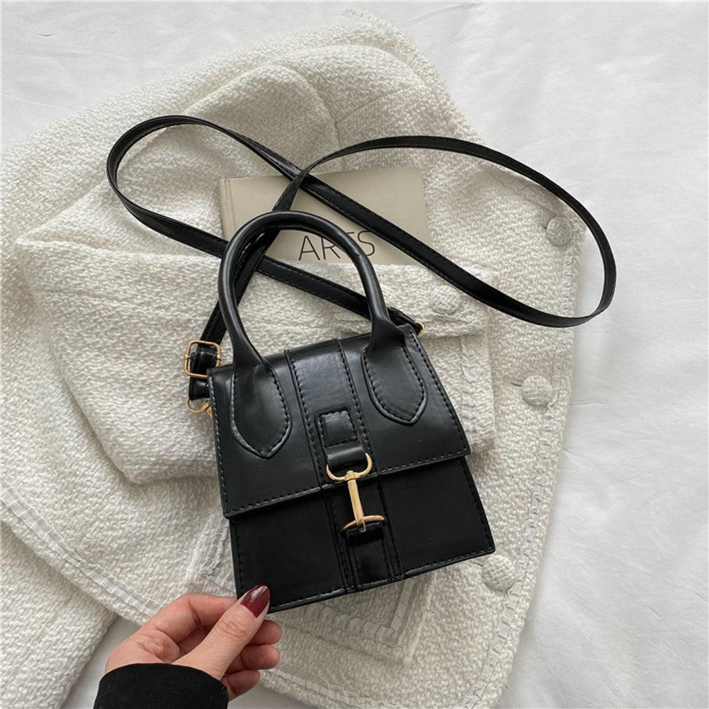 Luxury Handle Mini Bags Handbags For Women 2022 Designer Small Shoulder Bags Female Simple Texture Leisure Single Crossbody Bags - melvincucci