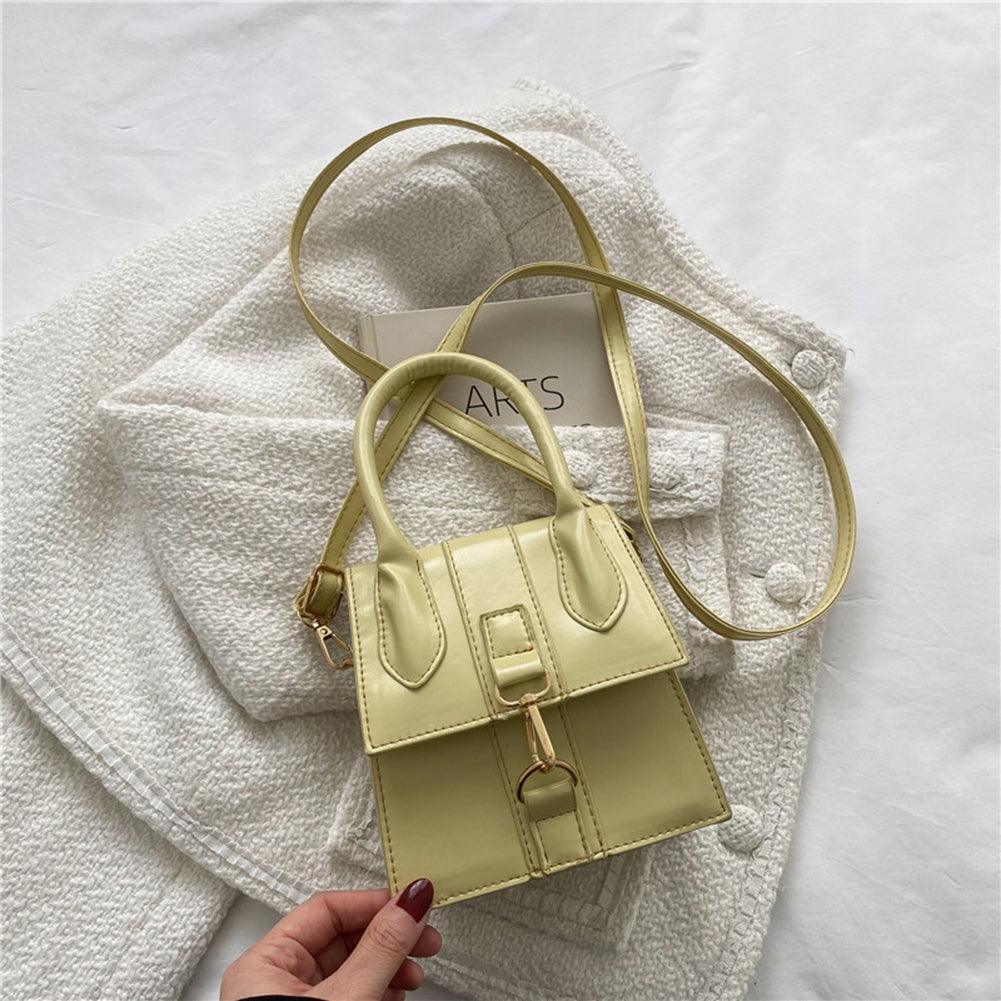 Luxury Handle Mini Bags Handbags For Women 2022 Designer Small Shoulder Bags Female Simple Texture Leisure Single Crossbody Bags - melvincucci