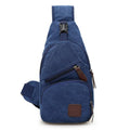 Manufacturers selling new canvas bag chest casual Shoulder Messenger Bag chest bag men tide Bag Small Backpack Bag - melvincucci
