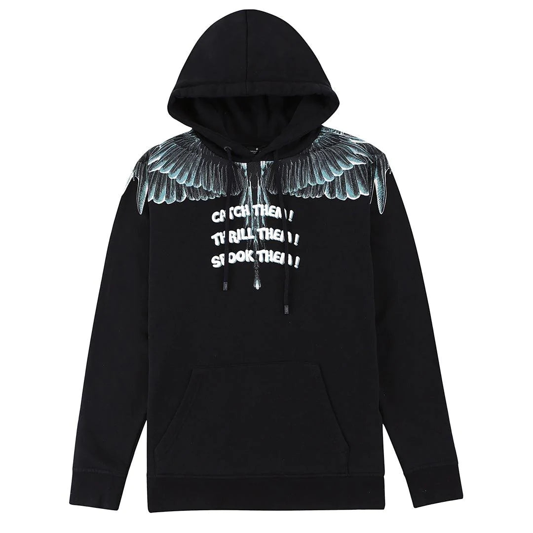 Mark Bronn Wings Print Hooded Sweatshirt for Men and Women - melvincucci