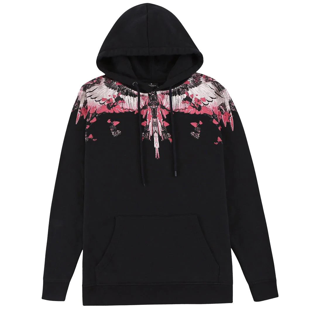 Mark Bronn Wings Print Hooded Sweatshirt for Men and Women - melvincucci