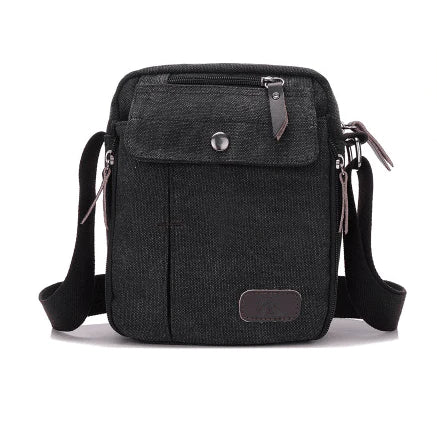 Men and women casual small Messenger bag Korean canvas bag shoulder bag men bag Outdoor men's multi-function bag - melvincucci