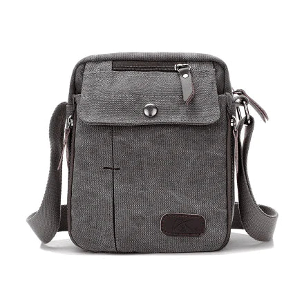 Men and women casual small Messenger bag Korean canvas bag shoulder bag men bag Outdoor men's multi-function bag - melvincucci