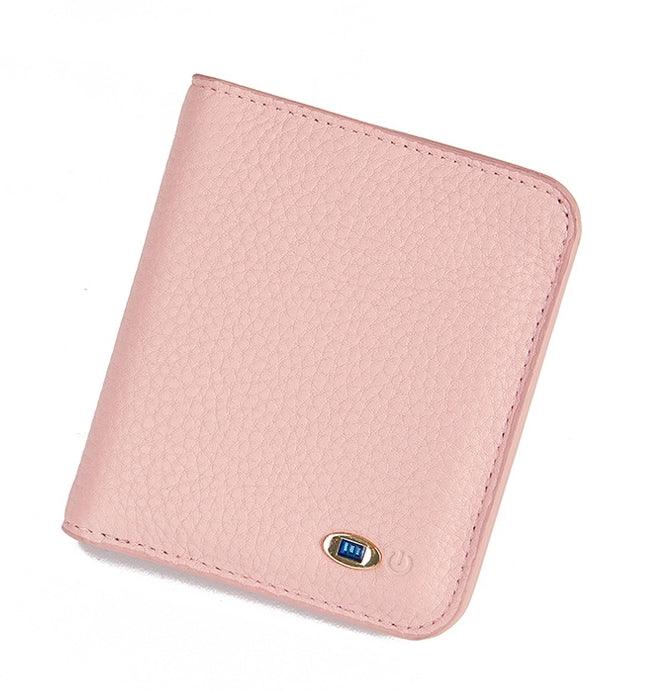 Men and Women's wallet real leather short money baotou intelligent bluetooth anti-theft anti-theft Korean fashion wallet. - melvincucci