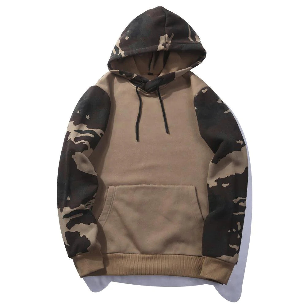 Men Autumn And Winter Leisure Camouflage Sweatshirt - melvincucci