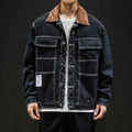 Men Balck Denim Jackets - melvincucci