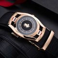 Men Belt Automatic Buckle Genuine Leather Bel - melvincucci