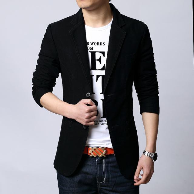 Men Blazer Fashion Slim casual blazer for Men Brand Mens suit Designer jacket - melvincucci
