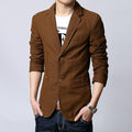 Men Blazer Fashion Slim casual blazer for Men Brand Mens suit Designer jacket - melvincucci