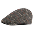 Men British Retro Duck Tide Check Hat - melvincucci