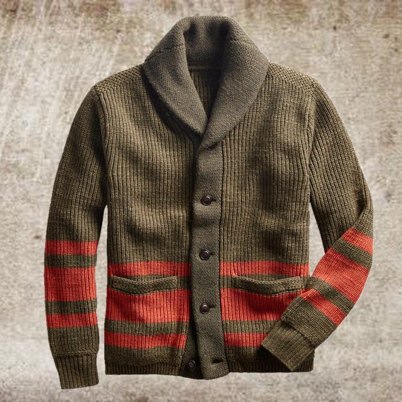 Men Cardigan Jacket Knitwear Trend Fashion - melvincucci