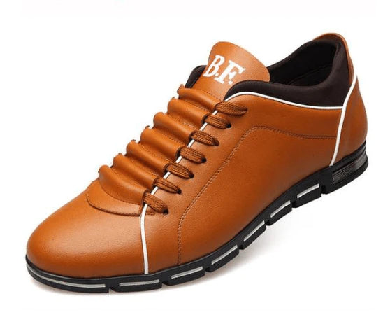 Men Casual Shoes Fashion Leather Shoes for Men Summer Men's Flat Shoes - melvincucci